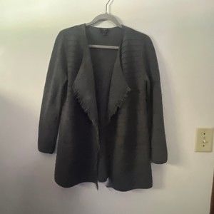 Talbots Petites Pure Merino Wool Cardigan Sweater Women’s Gray Size SP